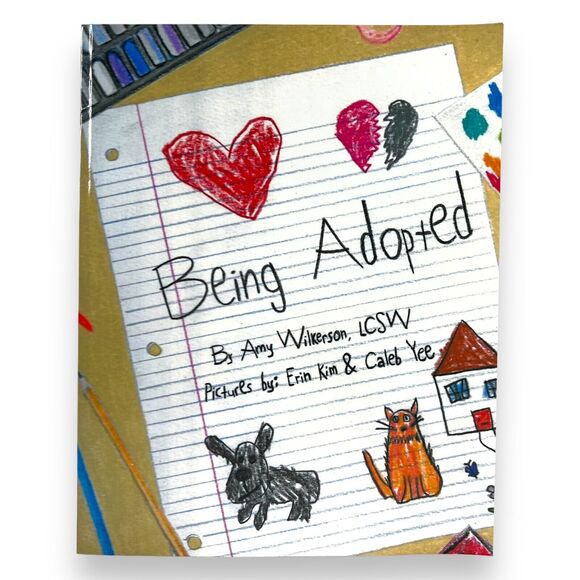 Being Adopted by Amy Wilkerson, LCSW - Kids Book & Caregiver Guide (Paperback) - Picture 2 of 12